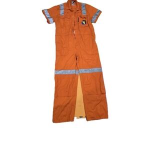 VanOchten Orange Work Coveralls Size 56 - Fits like US Men's XL Short